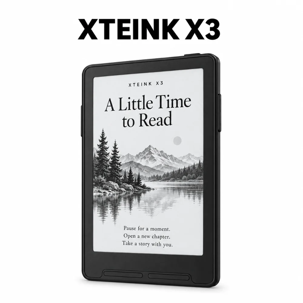 XTEINK X3 E-Book Reader With Eye-Friendly E-Ink Display Mini Portable Digital Reading Device X3 is more advanced than X4