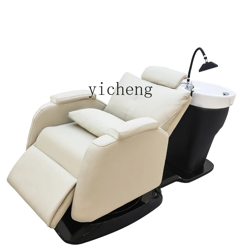 

ZC new hair salon electric chair hair salon chair salon special lifting and reclining hair cutting chair