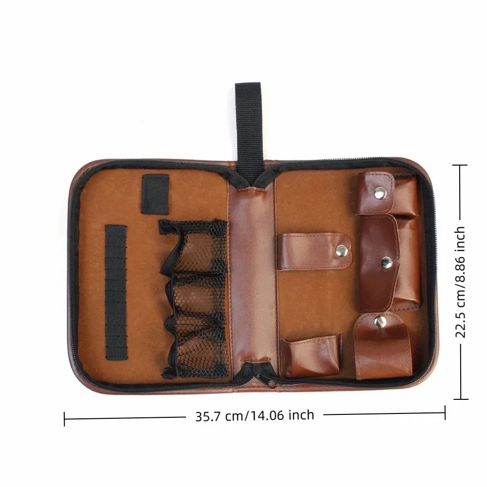 Große Golf-Werkzeugtasche Multifunktionale Leichtgewichtige Golf-Zubehörtasche aus Leder Kratzfest – Detail 1