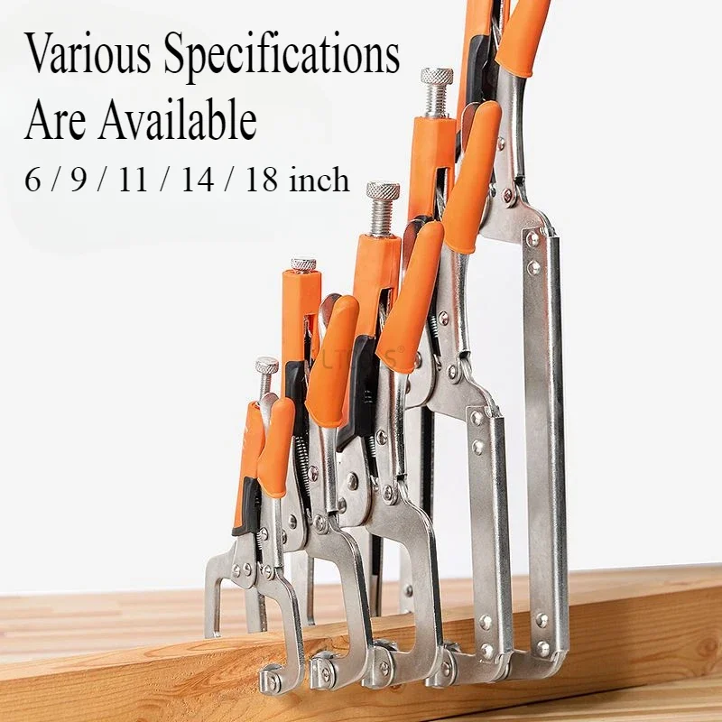 Multi Function C Type Pliers Woodworking Tools High Carbon Steel Open End Clamps Carpentry Retainer Versatile Clamps Plane Clip