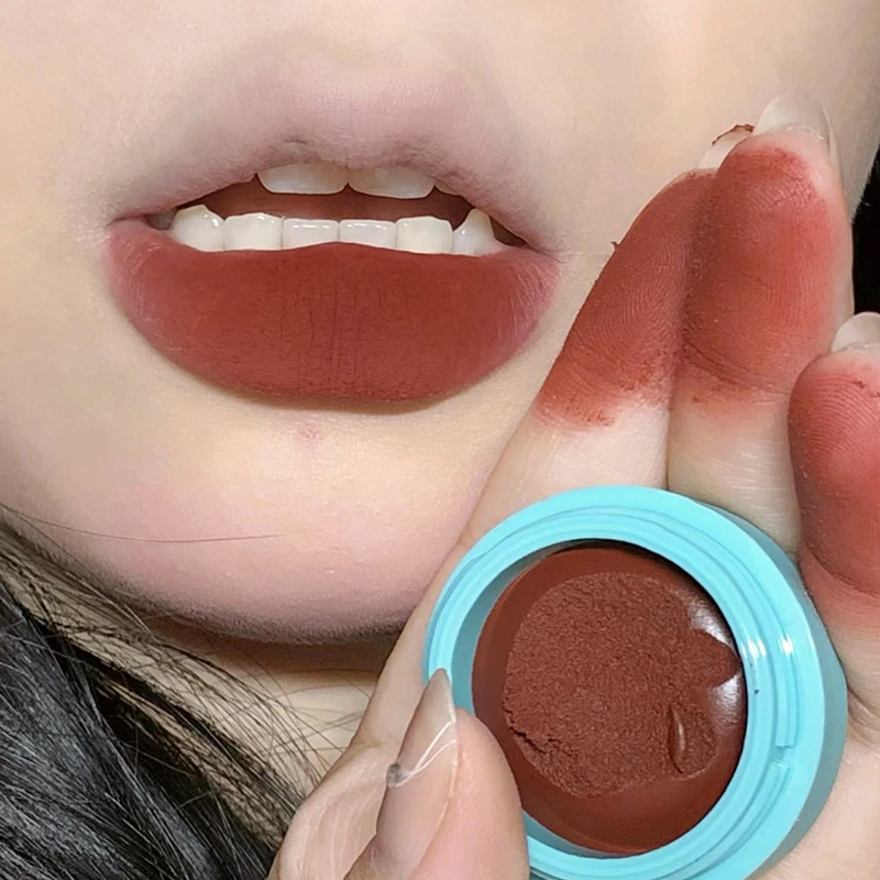 Nude Red Matte Velvet Lovely Zooeland Lip Mud Lipstick Waterproof Long Lasting Non-stick Cup Lip Cream Tint Lip Gloss Cosmetics