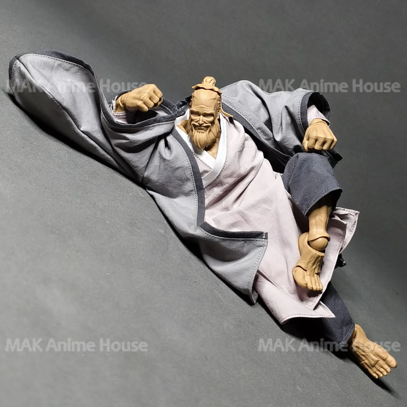 1/12 루즈형 공자 슈트 재킷 롱 셔츠 모델 6인치 로만키 UMS003 빅 가이 남성 군인 액션 피규어 강한 몸매 인형