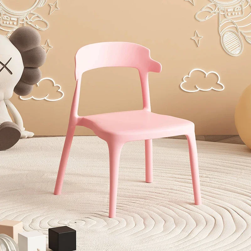 

Design Dining Room Chairs Living Room Mobile Gaming Nordic Style Kids Plastic Chairs Pink Design Muebles Para El Hogar Furniture