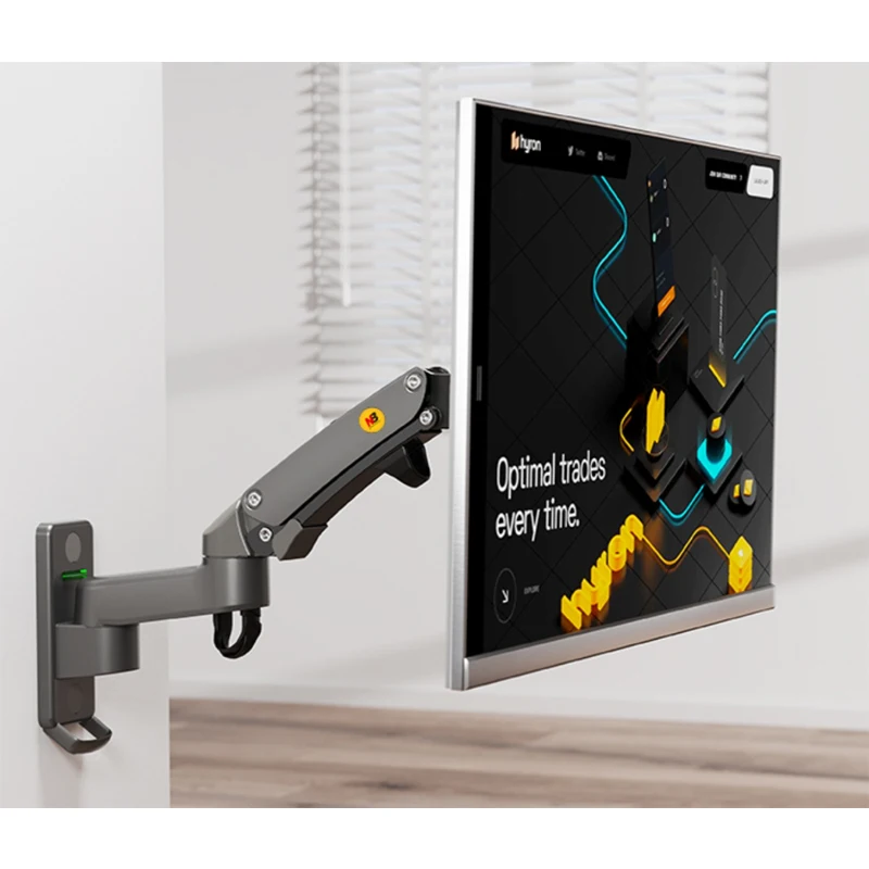 Soporte Monitor Pared NB F150 Brazo Articulado NB F150 Articulado Muelle de Gas - imagen 2