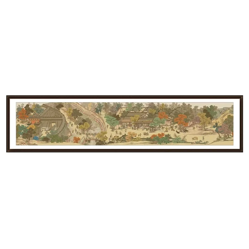 

Outside Jinling City Chinese Classical Paintings 11CT Embroidery DIY Printed Kits Cross Stitch Needlework Set Decor Crafts New