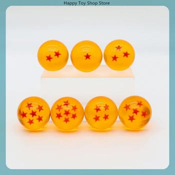 7pcs כדור כתום כדור דרקון אנימה פעולה דמות דמות דגם gk פסל בנים אוסף שולחן עבודה קישוט צעצועים מתנות