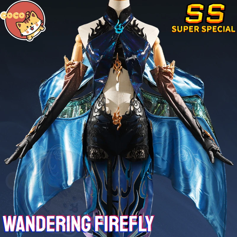 Game Naraka Bladepoint Wandering Firefly Cosplay Costumes Zai Ji Cosplay Ji Yingying Cosplay Costumes and Cosplay Wig CoCos-SS