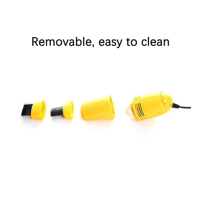 1Set Mini USB Aspirapolvere Spazzola per tastiera Laptop Shell Cleaner Spazzola per polvere Aspirapolvere USB portatile Strumento di pulizia del computer