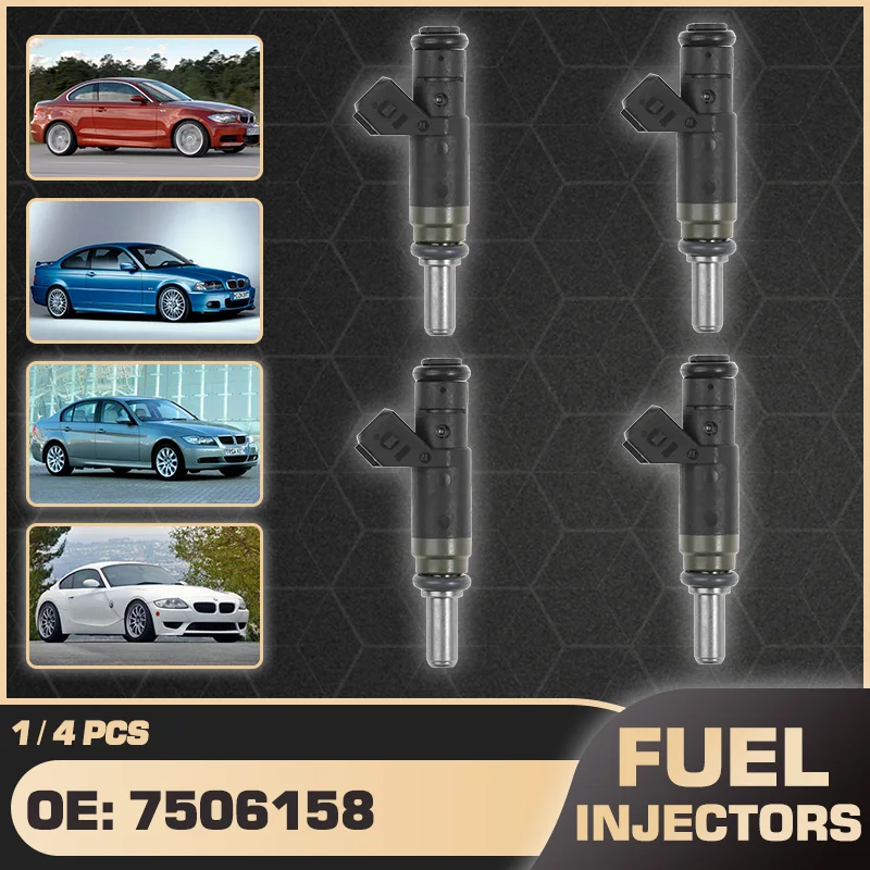 

For BMW 1 Series E87 BMW 3 Series E46 BMW 3 Series E90 BMW 3 Series Touring E91 BMW X3 E83 MK1 BMW Z4 E85 Fuel Injector 7506158