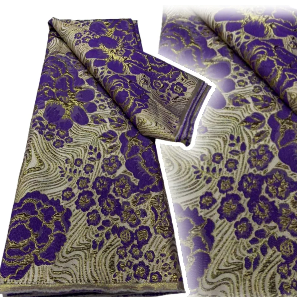 

Жаккардовая кружевная ткань, парча 2025, французский тюль, кружево, африканская кружевная ткань из органзы для нигерийского свадебного платья CC1228