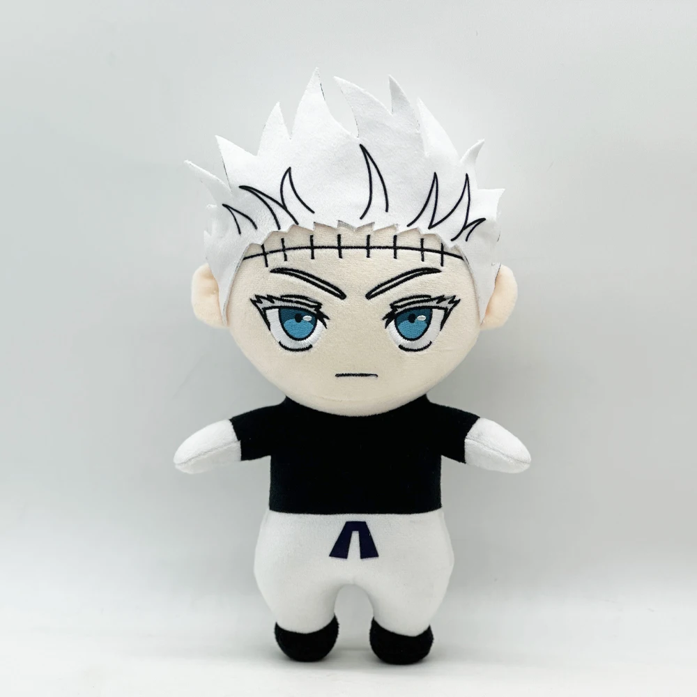 Peluche beurre JJK série Gojo beurre debout pose Anime rick oreiller doux décoration de la maison Anime Collection cadeaux pour enfants, nouveau