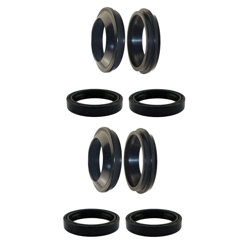 2 Set Motorcycle Front Fork Oil Seal And Dust Seal For HONDA CB-1 CB1 CB400 CBR400 CB750 HORNET 250 MAGNA CB 400 750