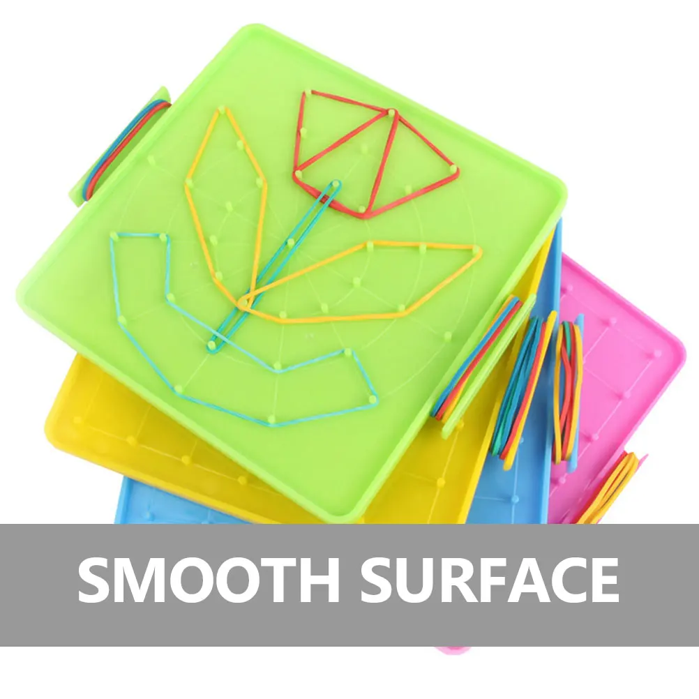

Home Learning Geoboard Nail Teaching Aids Children Educational Toy Mathematics Creative Plate