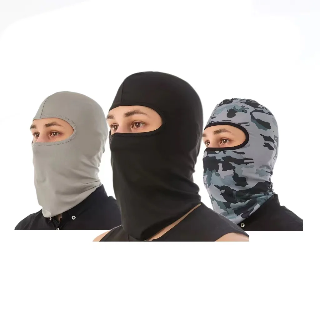 Mascarilla transpirable de seda helada para hombre y mujer, bufanda a prueba de viento para motocicleta, pesca y bicicleta, pañuelo Facial de verano