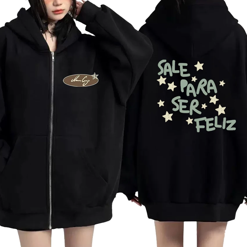 

Popular Ivan Cornejo Autumn Winter Men Women Coat Loose Fleece Zipper Sweatshirt Unisex Double Sided Print Zip Up Unisex Hoodies