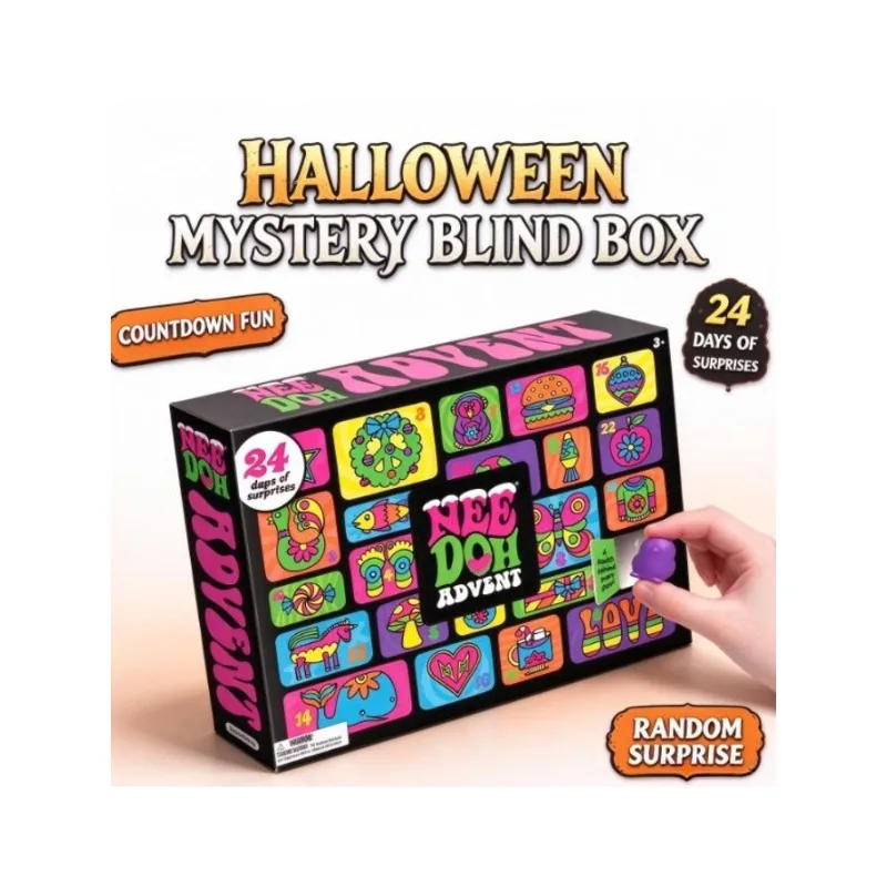 2026 Christmas Arrival Calendar 24 Day Countdown Blind Box 3D PVC Pinch Stress Relief Festival Surprise Gift