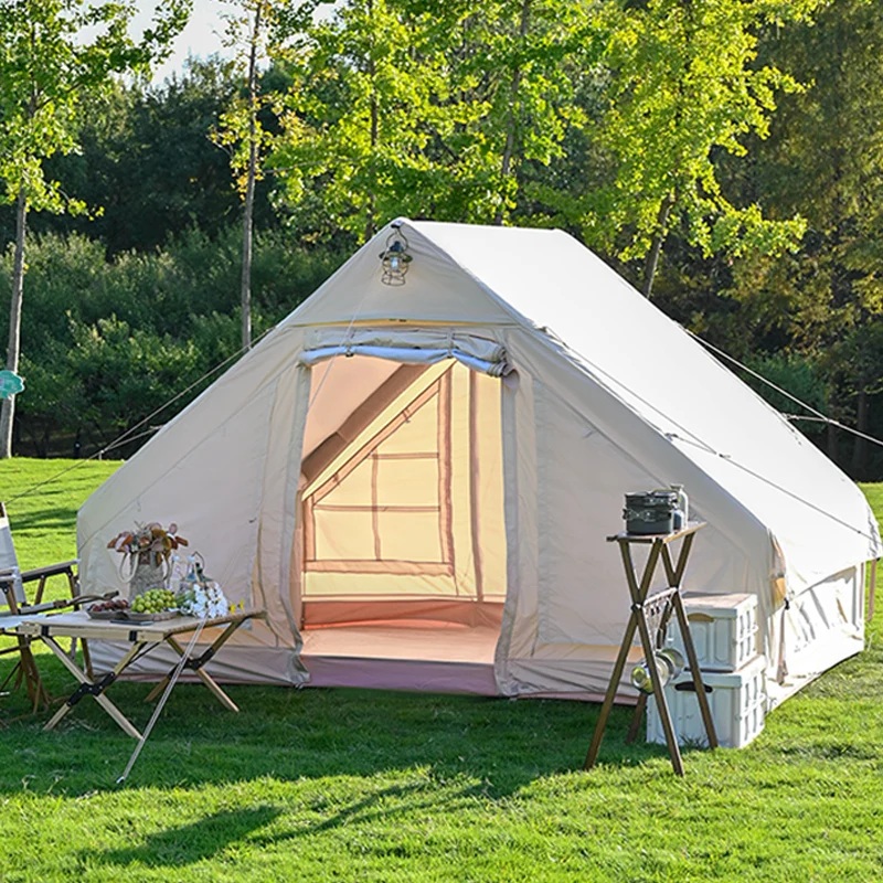 This Inflatable Tent, Made of Waterproof Oxford Cloth, Is Suitable for Outdoor Camping, Family Luxury Camping, Outdoor Travel