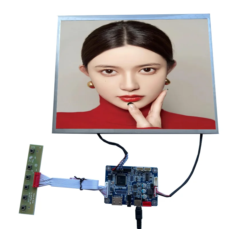 CS12148DA-10 CAISON 12.1 inch 1000 nits resolution 1024x768 lcd screen with rtd2513A controller board input LVDS speaker output