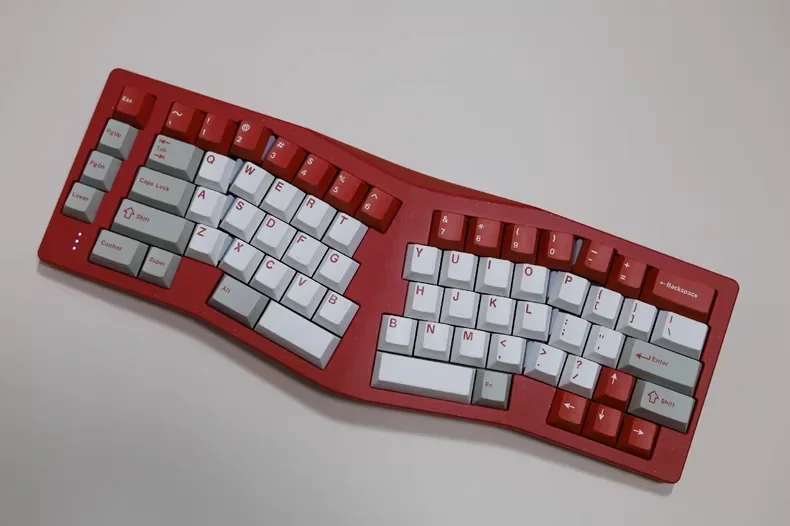 Neo Ergo Alice Keyboard Kit Custom Anode Spraying Ergonomic Mechanical Keyboard Neo Ergo Plam Rest Tri Mode Hotswap Game Teclado
