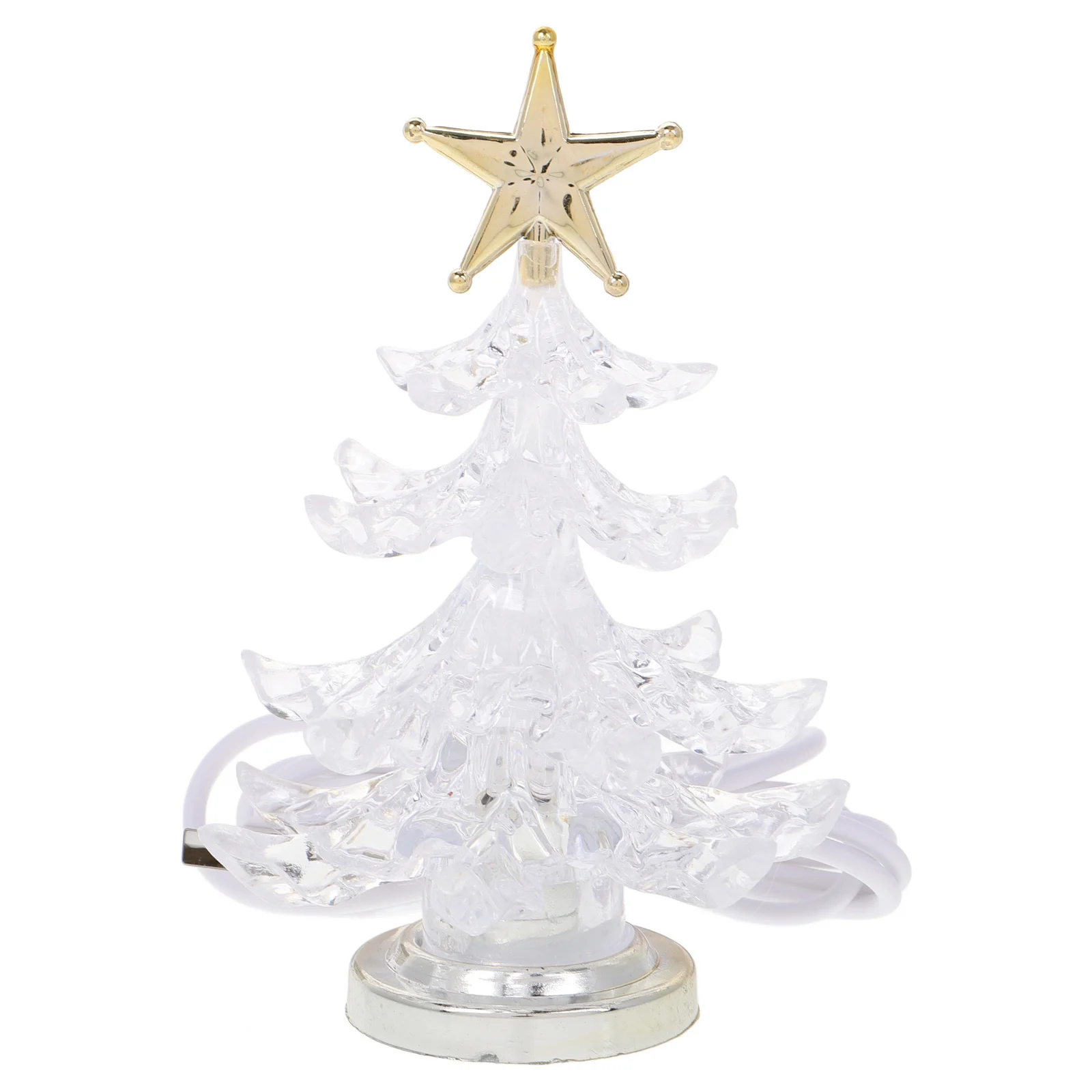 Árvore de natal led night light rgb piscando lâmpada usb decorativa mesa cama lâmpada para casa quarto café luz da noite