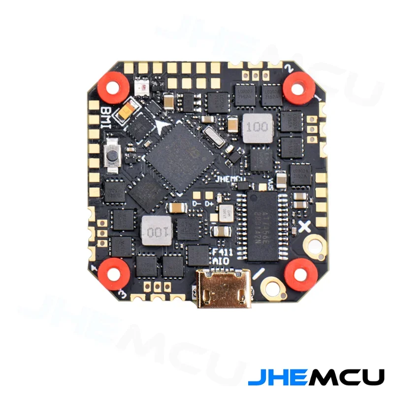 Горячая распродажа 2025 года JHEMCU GHF411 AIO-HD ESC-40A F411 Контроллер полета 40A Baro OSD 3-6S Lipo 4in1 Бесщеточный ESC для FPV RC Freestyle