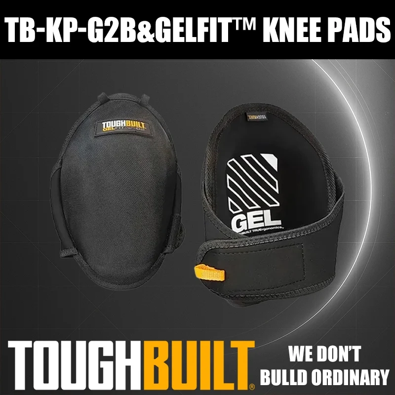 

TOUGHBUILT TB-KP-G2B Высокоэластичные наколенники-базовый стиль Защита колена Наколенники Инструменты Аксессуары