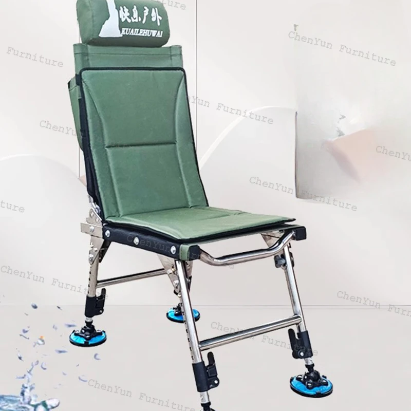 Lie Flat Comfort Fishing Chairs Fold Portable All Terrain Fishing Chairs Multifunction Nordic Banco De Pesca Entertainment