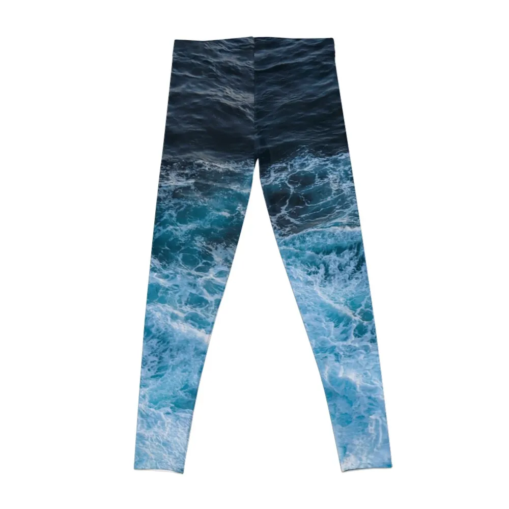 Blue Ocean Waves Leggings sportswear for gym Sweatpants Women's sportswear Womens Leggings