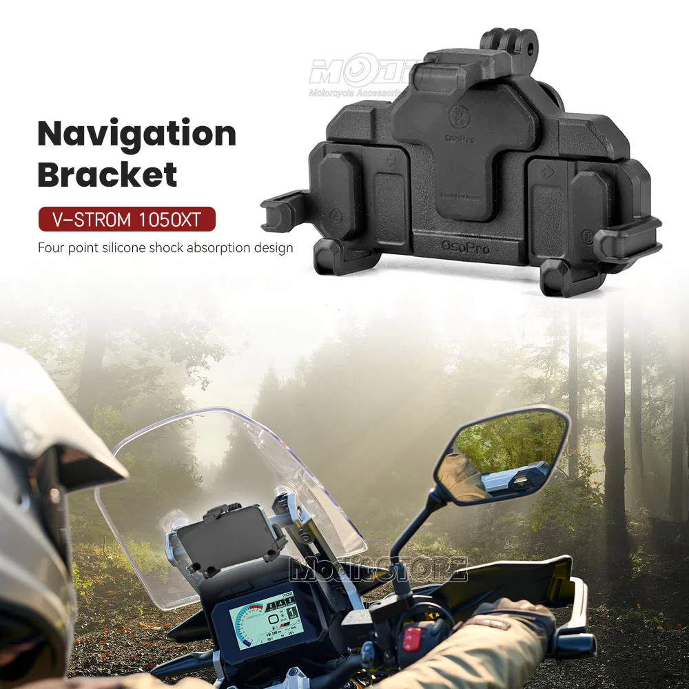 Motorcycle For SUZUKI V-Strom 1050XT 1050 XT ADV DL1050XTFront Phone Stand Holder Smartphone Phone GPS Navigaton Plate Bracket