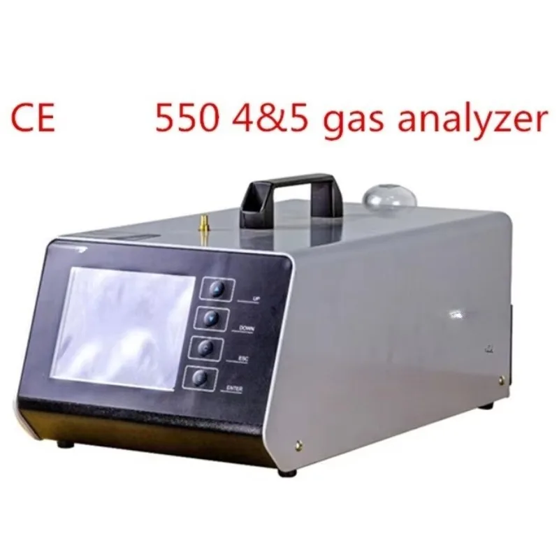 Portable Automotive Exhaust 5 Gas Analyzer 6GHz 2 Port Car Engine Emissions Testing 5 Gas Portable Analyzer with Printer