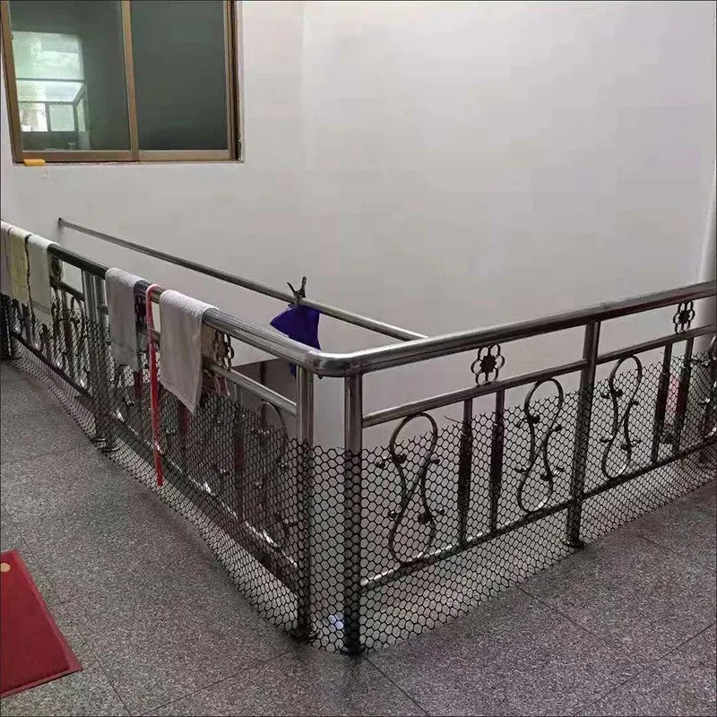 8 مللي متر حديقة شبكة حماية سياج شبكة أمان تربية صافي معدات العزلة حماية الطفل القط الحيوانات الأليفة الدجاج شبكة بلاستيكية