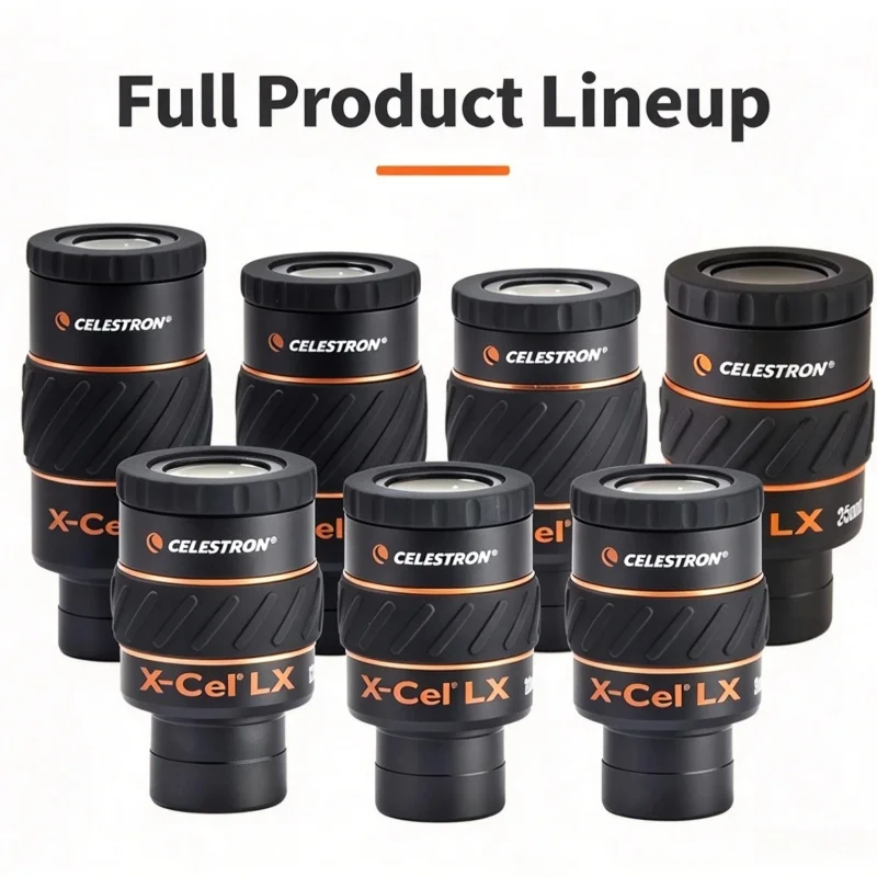 Celestron X-CEL LX 2.3 / 5/7/9/12/18 / 25mm Eyepiece 60 Degree Wide Angle Telescope Nebula Planetary Eyepiece 1.25 " view 3