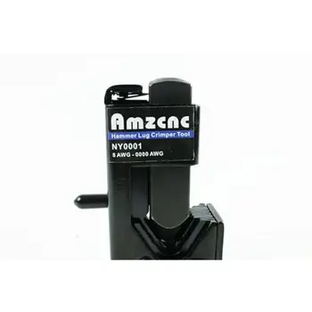 錘式壓線鉗,適用於 0000 AWG 電池和焊接電纜,線規範圍 8 AWG 至 4.0。 10 最佳銷售 電纜壓接鉗 - №6