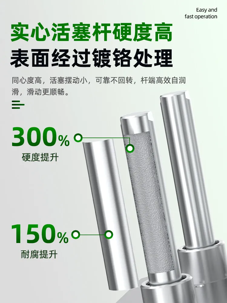 Four-guide column jacking cylinder frame Small pneumatic lifting and rotating four-axis  SC32/40/50/63/80