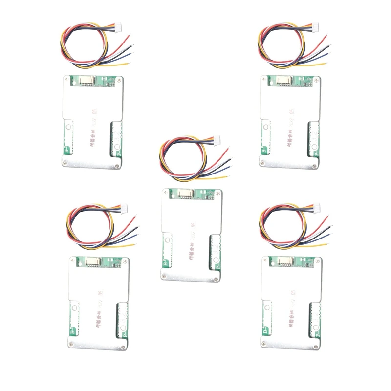

Hot Sale5x 4S 12V 120A BMS Li-Iron Lithium Battery Charger Protection Board With Power Battery Balance