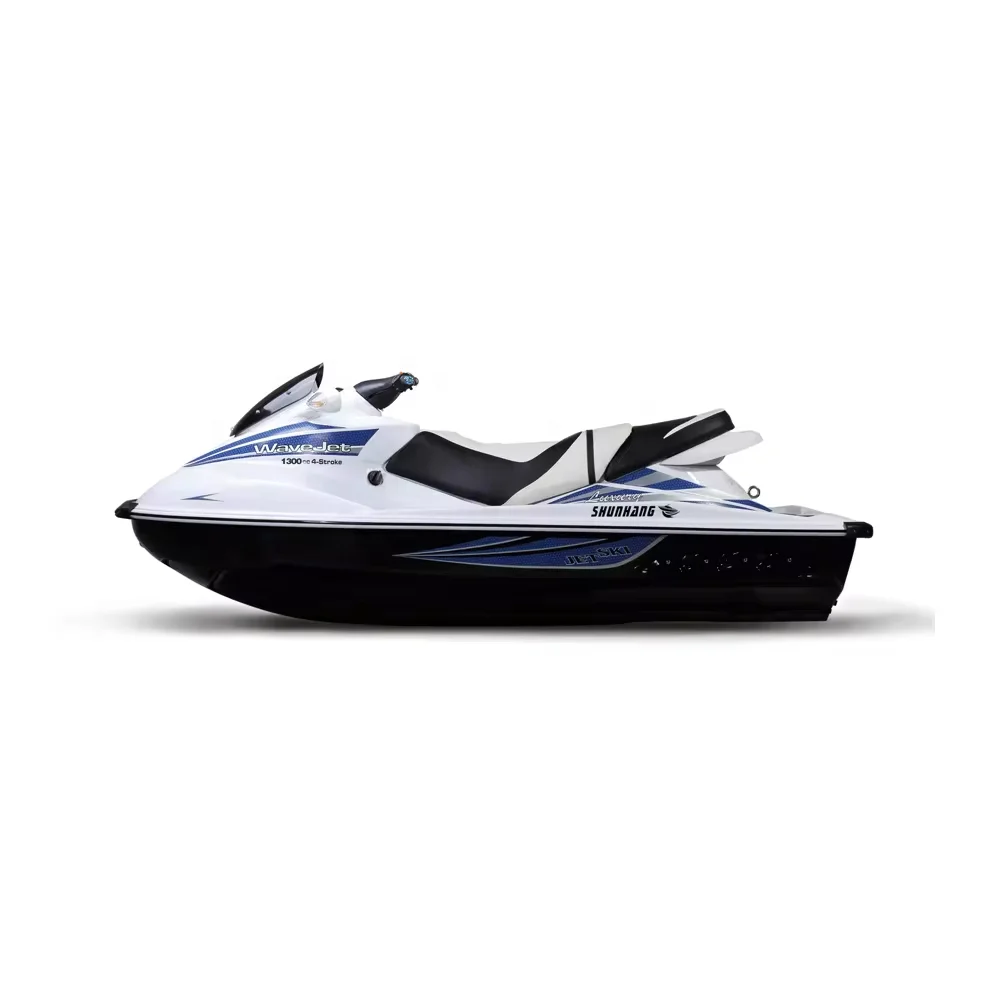 Four Stroke Engine Motorboats Jet Ski Boat for Sale 1300cc Jetski 2 Persons 3.1m Length Carton Steel Durable Modern Picture