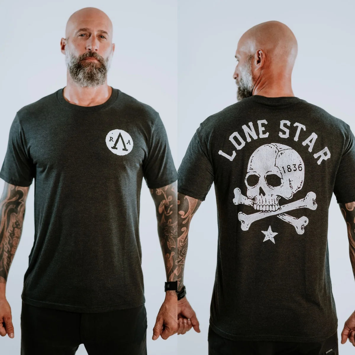 Lonestar 1836 Graphic Cotton Tee Printing High-end Luxury Unisex Style Both of Men and Women