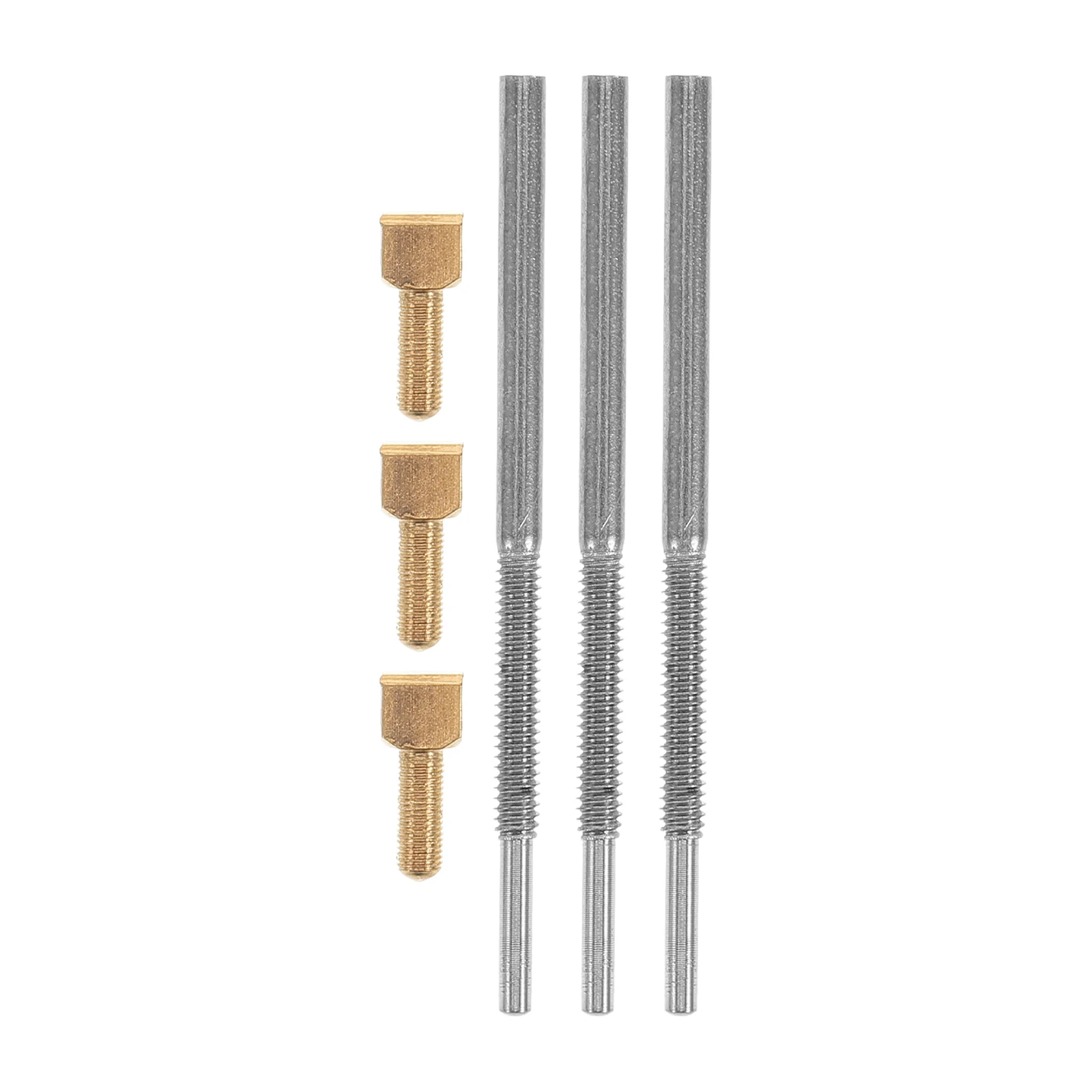 

3pcs Bow Metal Screw Rods Replacement Repairing Tool For Bow Frog Viola Parts String Instrument Accessories Violin Replacement