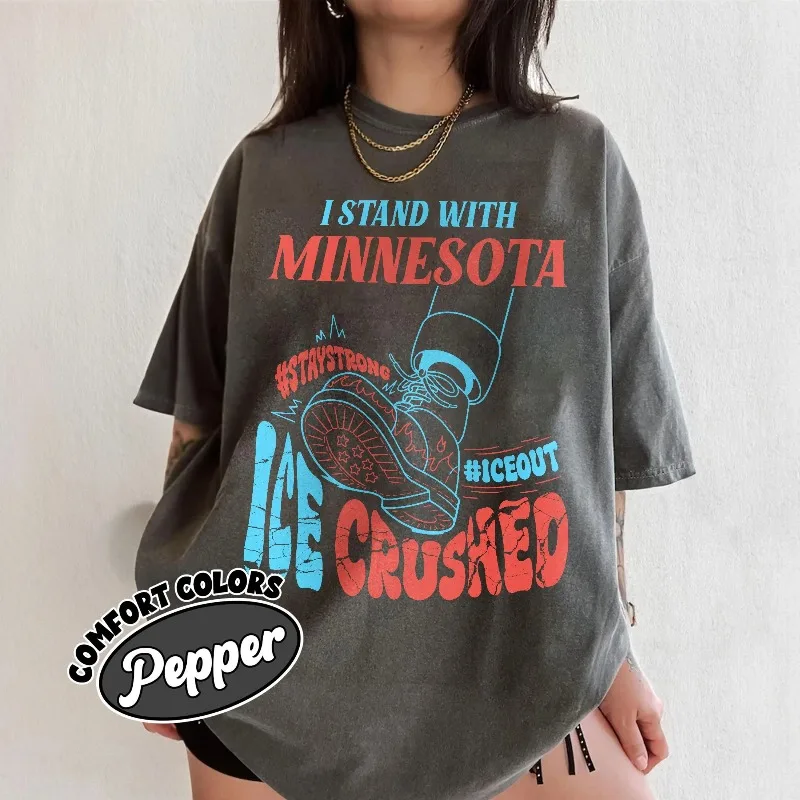 I Stand With Minnesota T-shirt, Political Protest Graphic Tee, Social Justice Tshirt