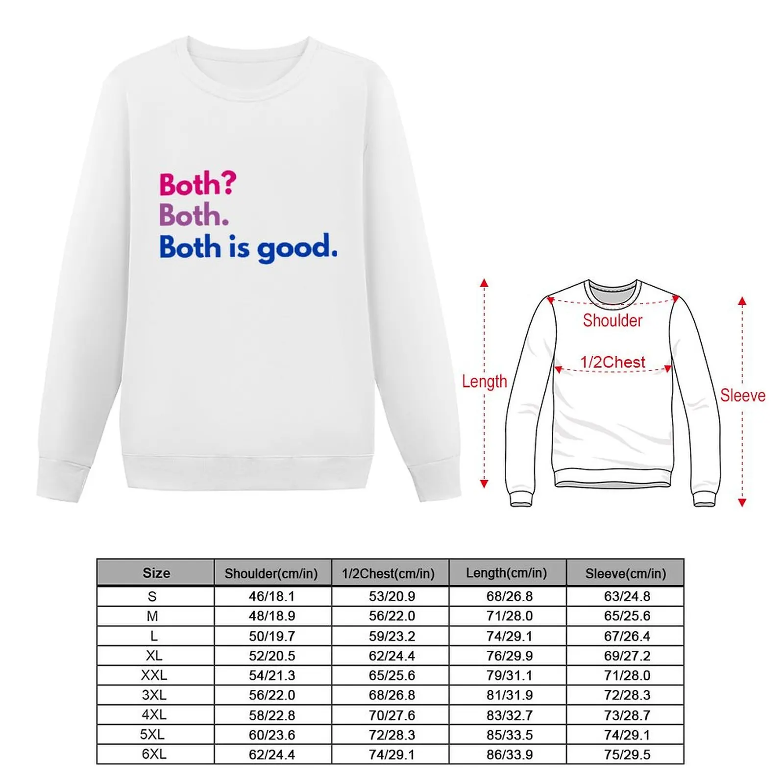 Both Is Good Sweatshirt men's winter sweater men sweatshirt