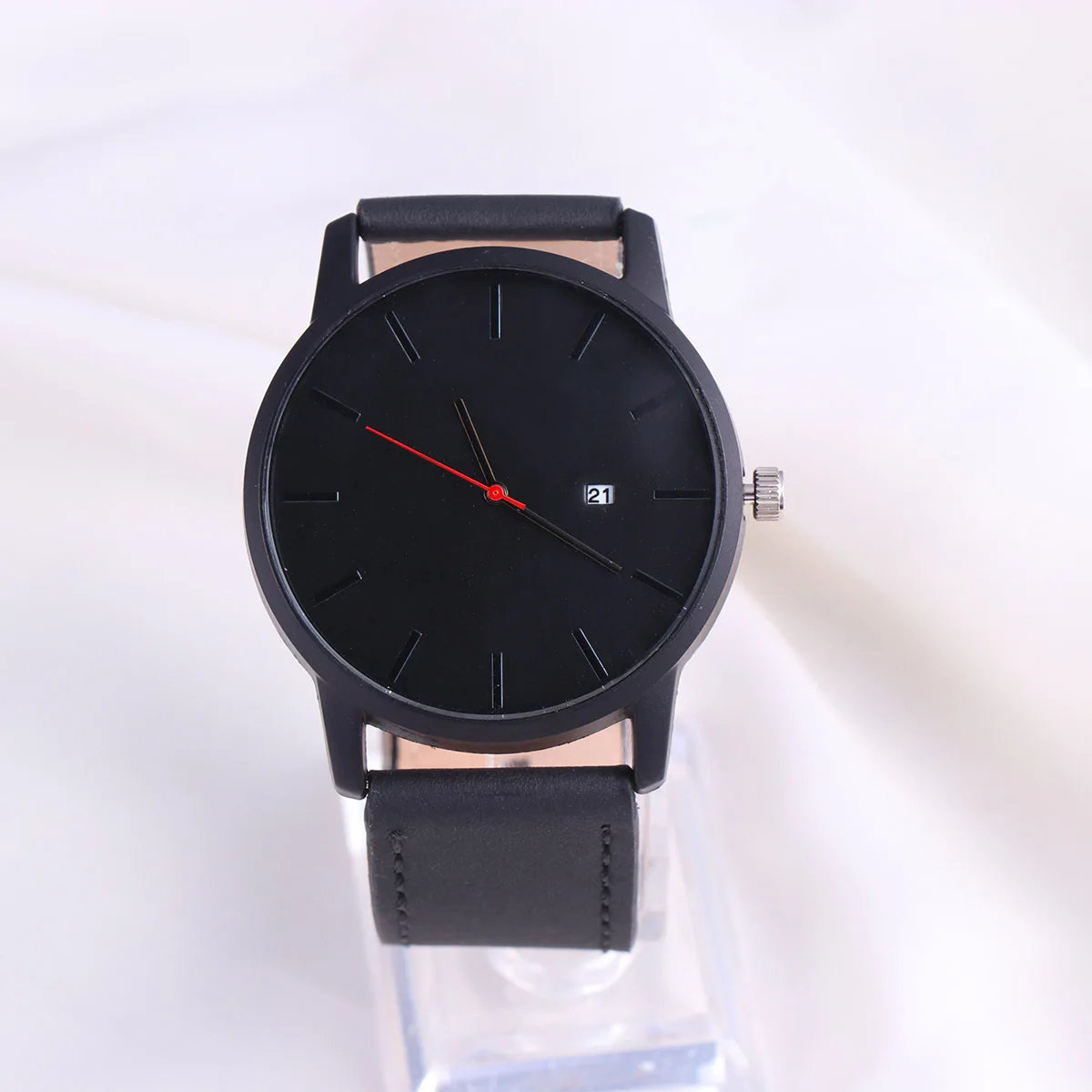 

Черные кварцевые мужские наручные часы, матовые, полированные, стильные, прочные, кварцевые, модные наручные часы, подарок, мужские наручные часы