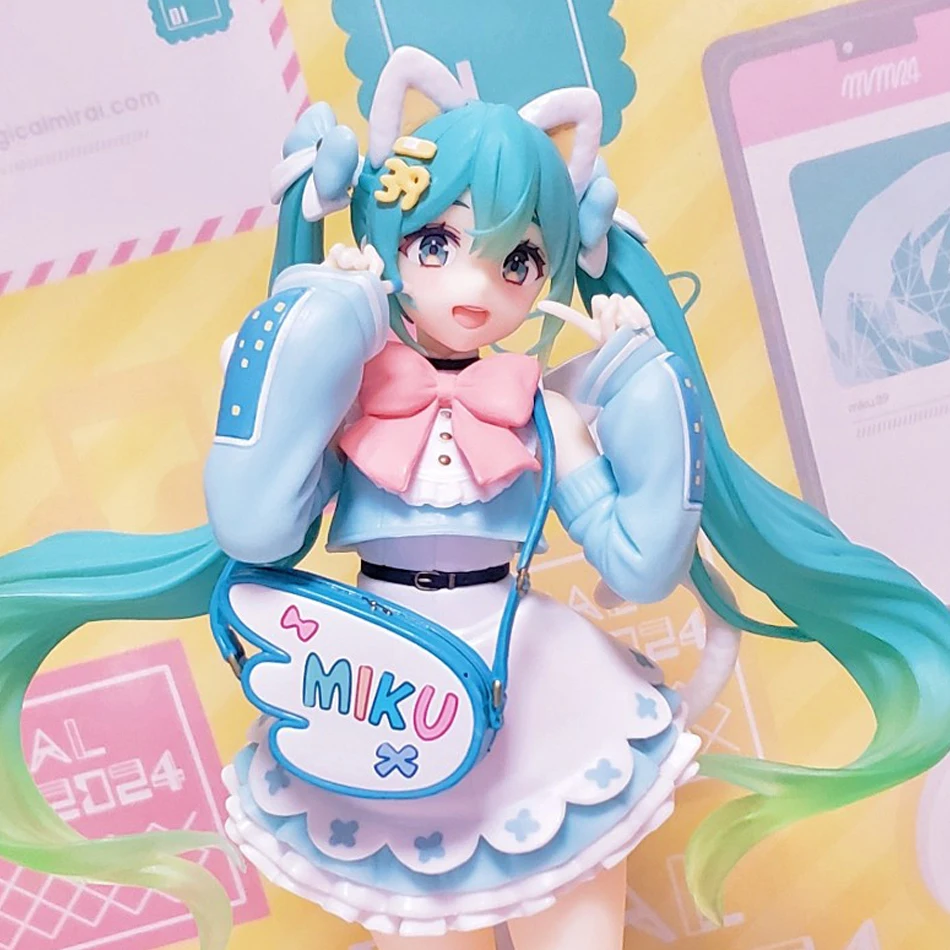 

1-2pcs In Stock Hatsune Miku Gorgeous Fantasy Fashion Figure Fancy ~Cat Eat Ver.~ PVC Anime Action Figures Model Collection Toy
