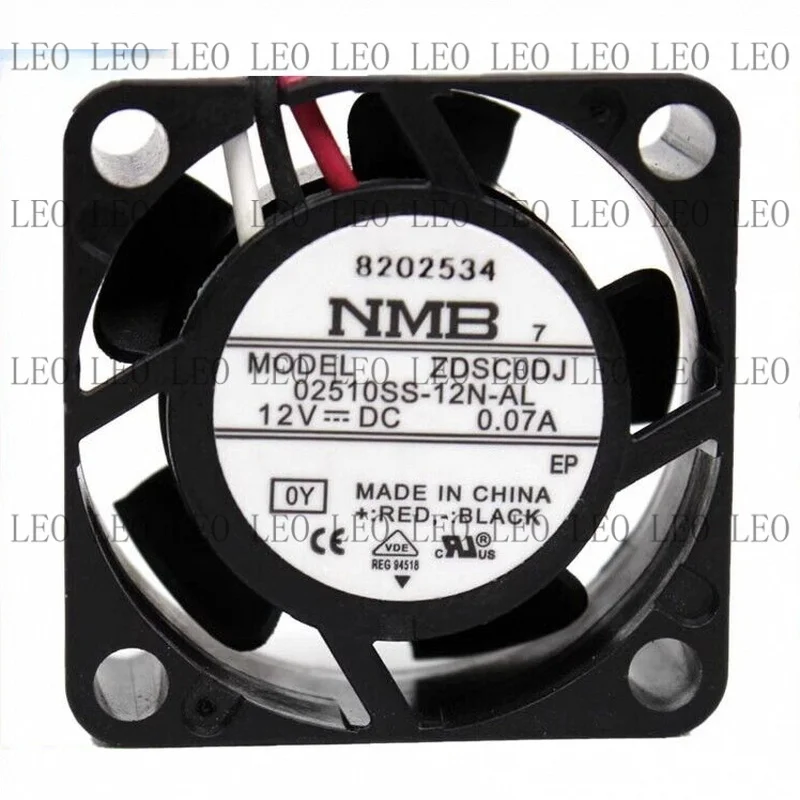 MY For NMB 02510SS-12N-AL 12V 0.07A 2510 2cm 3-Wire Cooling Fan
