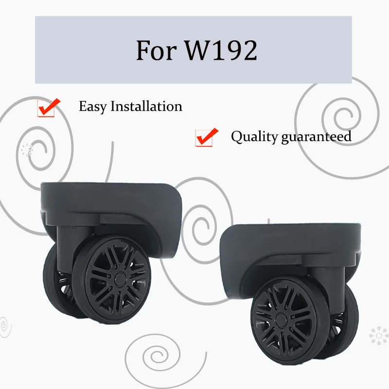 

For W192 Silent Wheels Luggage Replacement Set Smooth Travel Experience Compatible with Major Luggage Brands