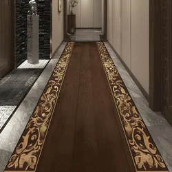 European Luxury Long Corridor Carpet Hotel Lobby Passageway Runner Washable Room Decoration Floor Mats Stairway Hallway Rugs