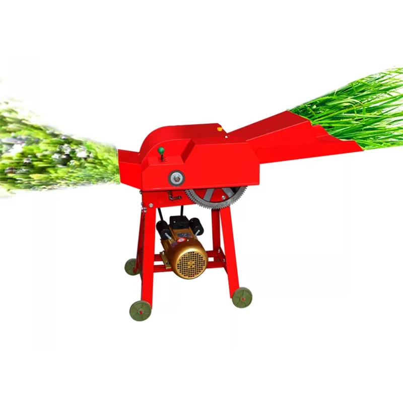 3 kW Straw Shredder, Cattle Feed and Forage Cutter, Corn and Wheat Straw Silage Shredder, Electric Animal Feed Proce(Customized)