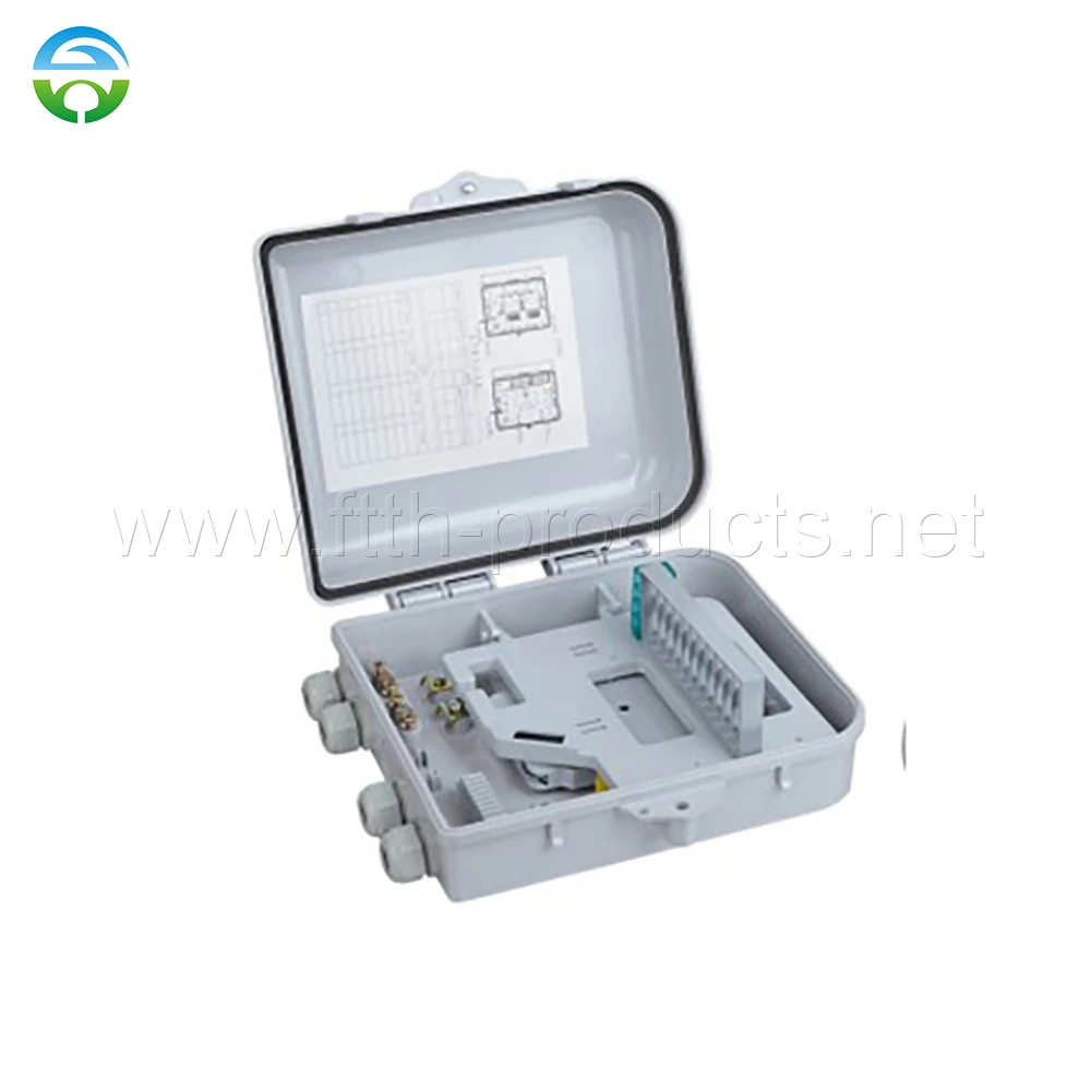 

FTTH Terminal Box with PLC Splitter, 24 Core, 1X16, HY-20-T24A, 10Pcs