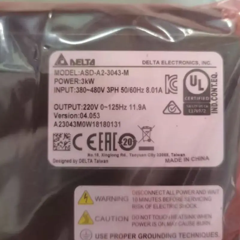 New ASD-A2-3043-M 3KW servo drive for fast delivery