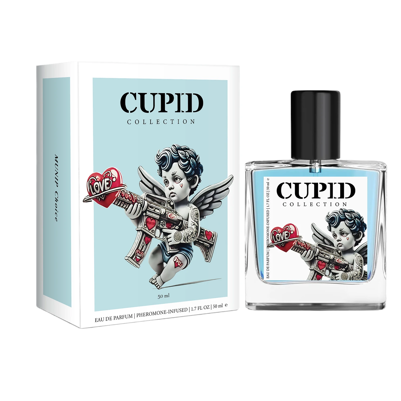 CUPID Evil Angel โคโลญจน์ฟีโรโมนที่ไม่ซ้ําใครสําหรับผู้ชาย Sensual และกลิ่นที่มีความซับซ้อนน้ําหอมบุรุษในโปรโมชั่นน้ําหอมผู้ชายหรูหรา