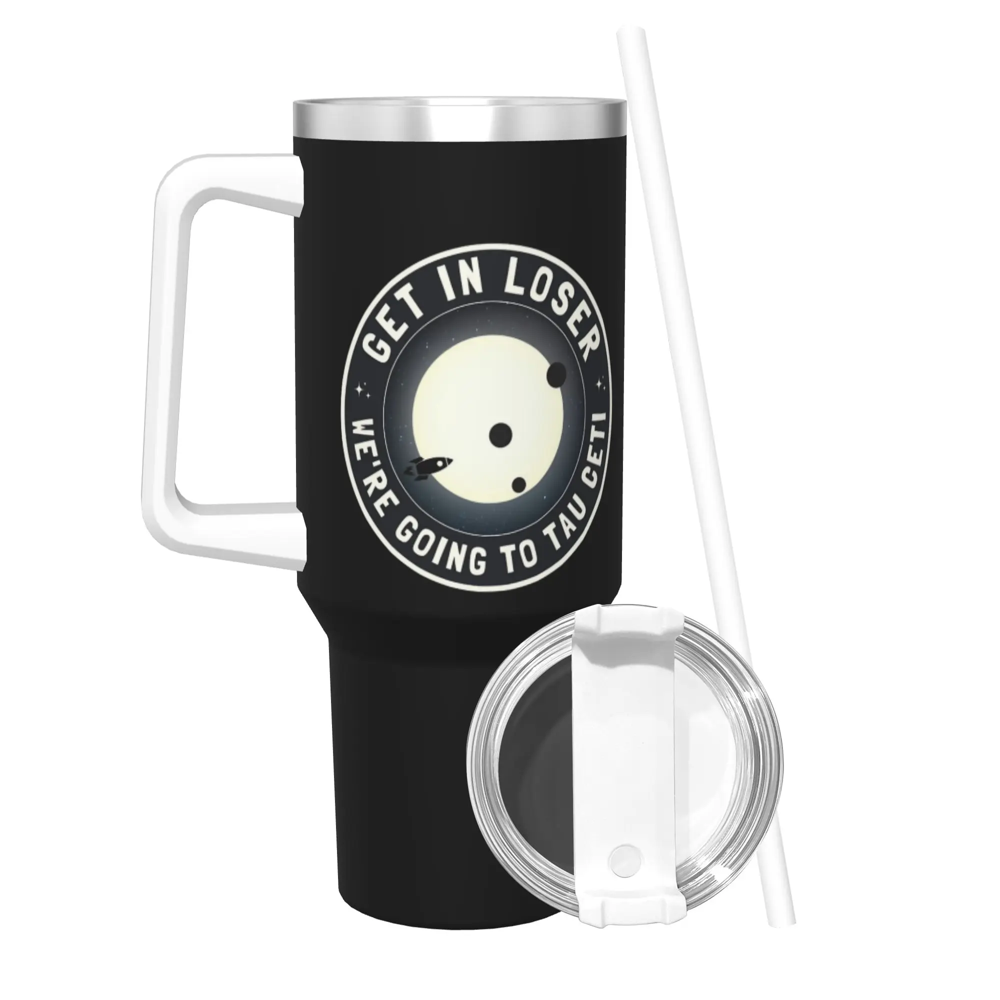 Stainless Steel Tumbler Project Hail Mary Going to Tau Ceti Thermal Mug  Leakproof Cold Drink Car Mugs Beach Water Bottle